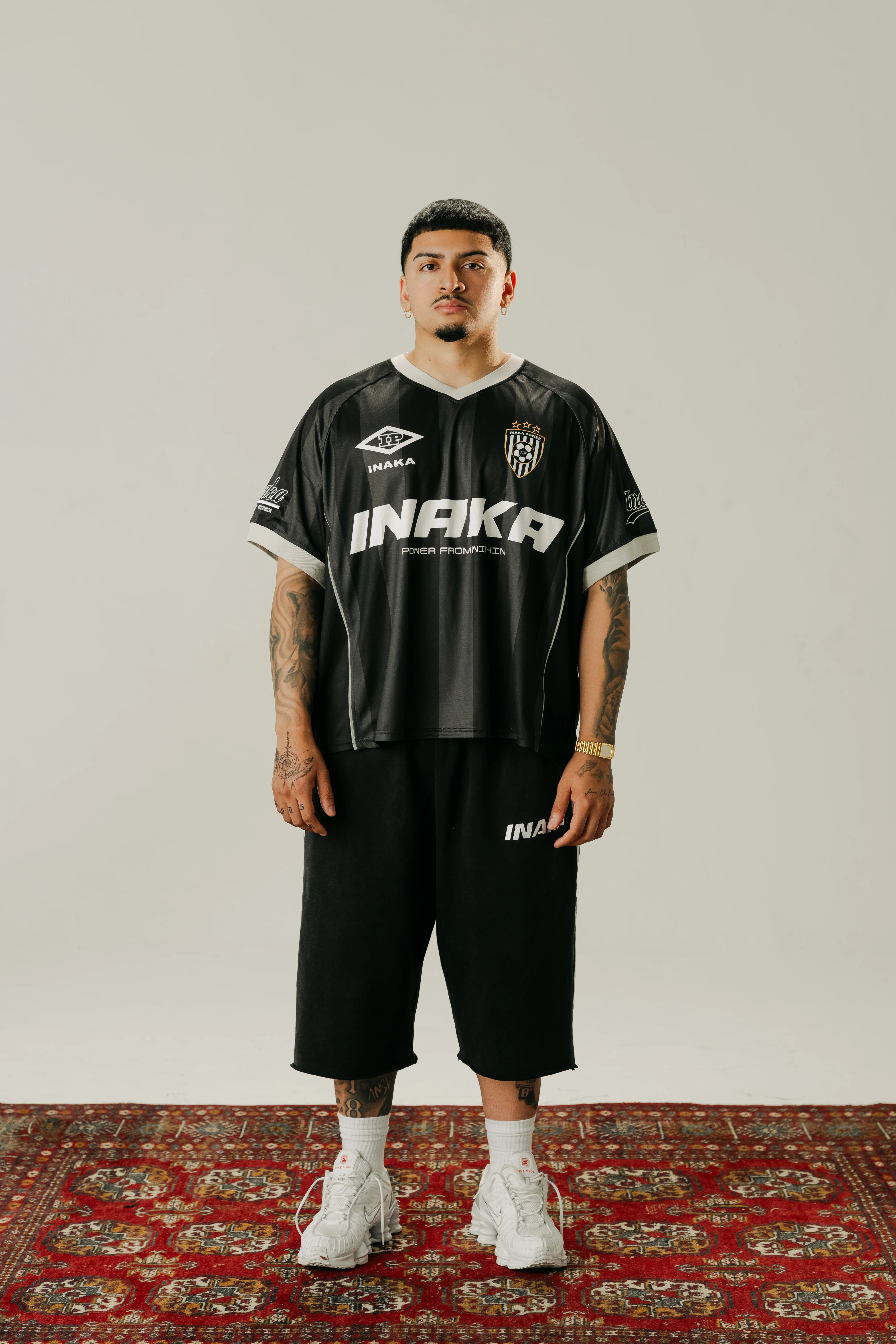 BAGGY SWEAT JORTS - BLACK - Image 2
