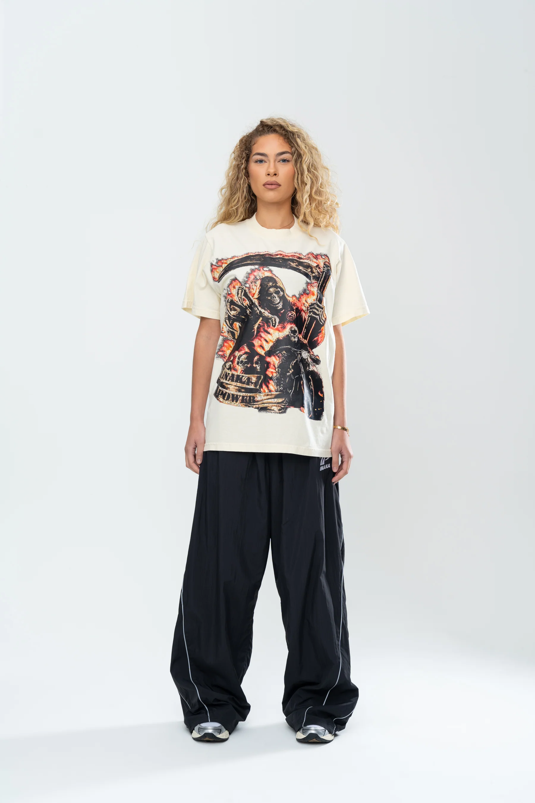 INAKA ROAD REAPER TEE - CREAM - Image 2